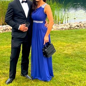 Rhinestone Formal Dress